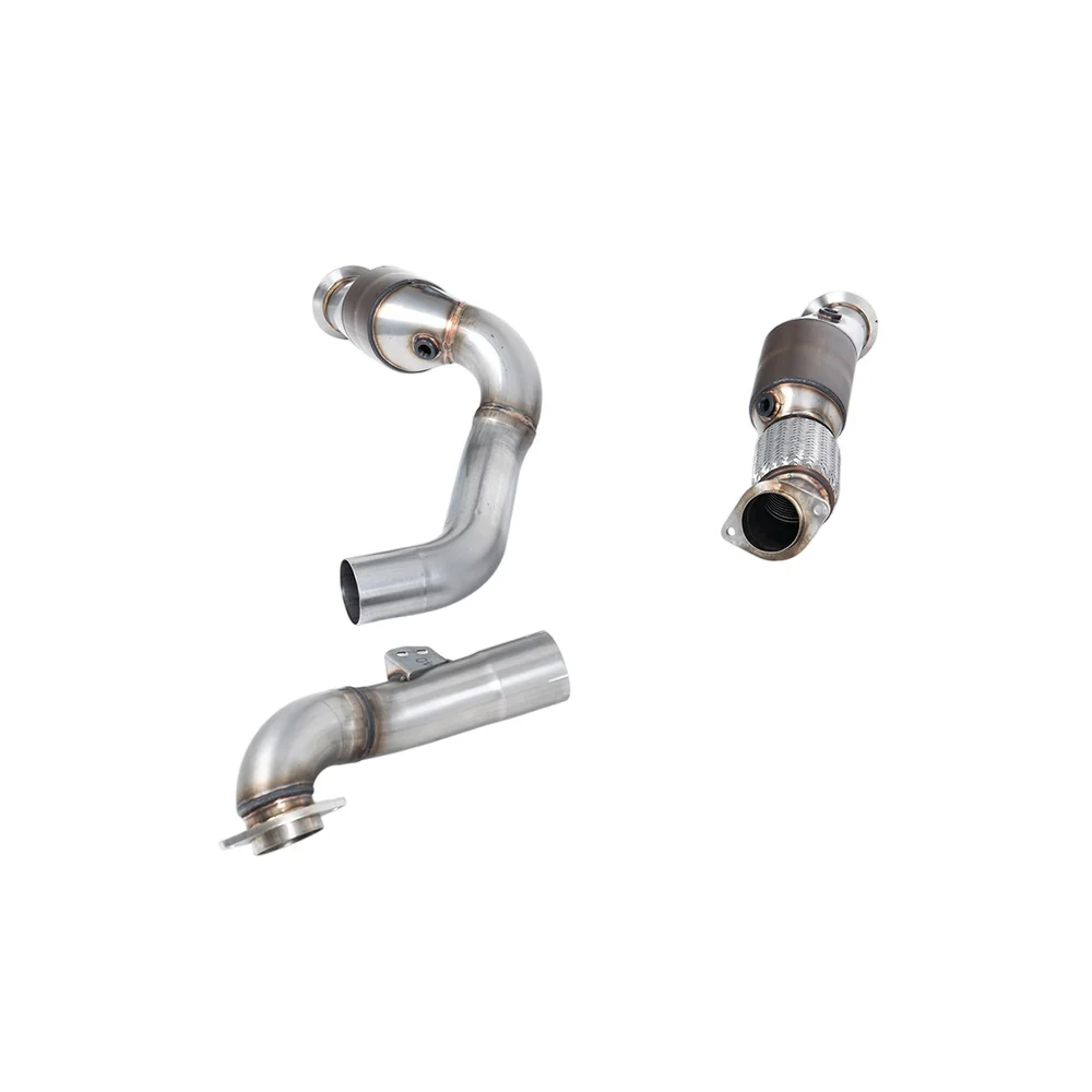 Milltek Large Bore Downpipe and Hi-Flow Sports Cat Exhaust BMW 3 Series G80 M3 and M3 Competition S58 3.0 Turbo (North American / ROW Non-OPF/GPF Cars Only) 21-25 - Image 2