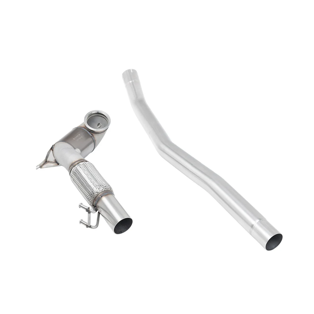 Milltek Large Bore Downpipe and Hi-Flow Sports Cat Exhaust Volkswagen Arteon 2.0TSI 280PS 4Motion (North American Non Valved / Downturn Tips) 22-25 - Image 2