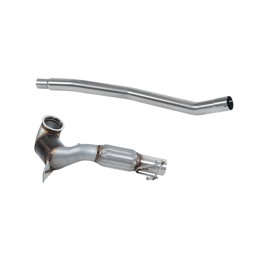 Milltek Large Bore Downpipe and Hi-Flow Sports Cat Exhaust Volkswagen Arteon 2.0TSI 280PS 4Motion (North American Non Valved / Downturn Tips) 22-25 - Image 3