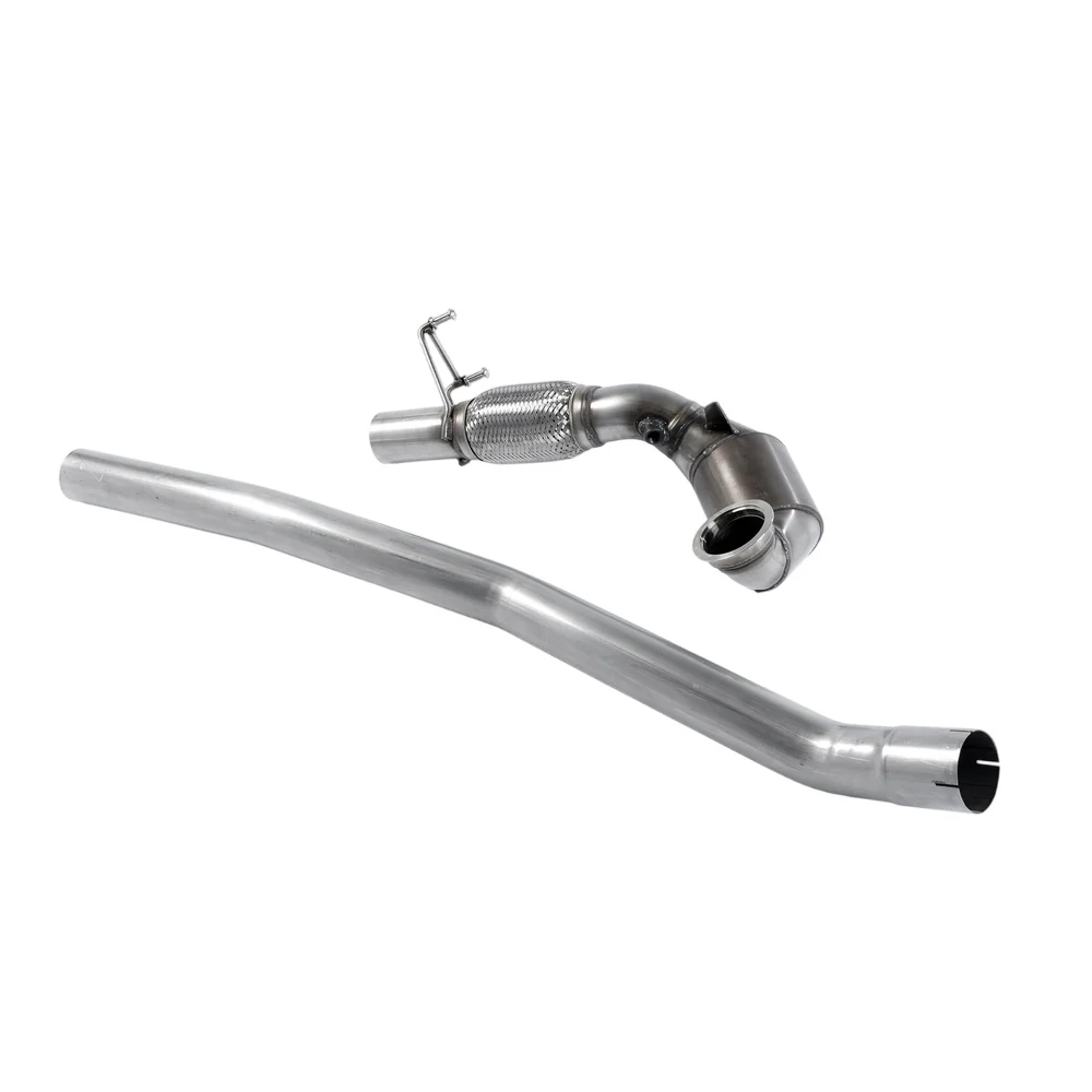 Milltek Large Bore Downpipe and Hi-Flow Sports Cat Exhaust Volkswagen Golf Mk7 GTi (including GTi Performance Pack Clubsport and Clubsport S models) 13-16 - Image 2