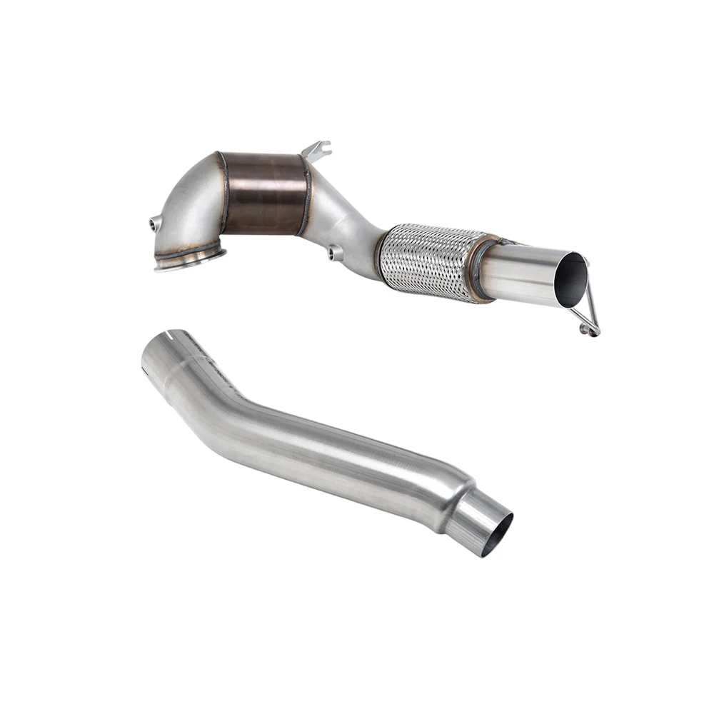 Milltek Large Bore Downpipe and Hi-Flow Sports Cat Exhaust Volkswagen Golf Mk8 GTi (245ps Non-GPF / North American Models Only) 21-25 - Image 2
