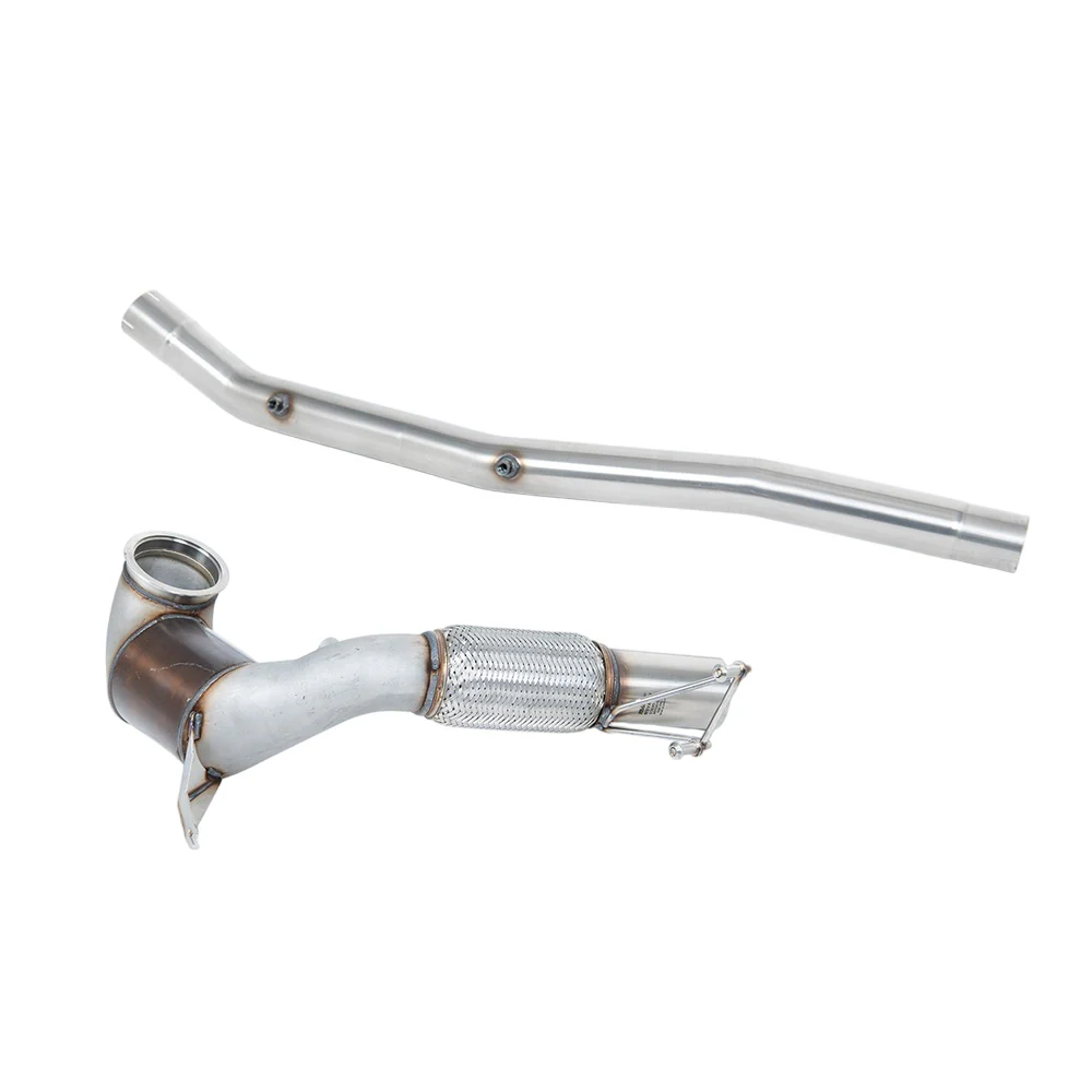 Milltek Large Bore Downpipe and Hi-Flow Sports Cat Exhaust Volkswagen T-Roc R 2.0TSI 300ps (MQB EVO Models with OPF/GPF) 22-25 - Image 4