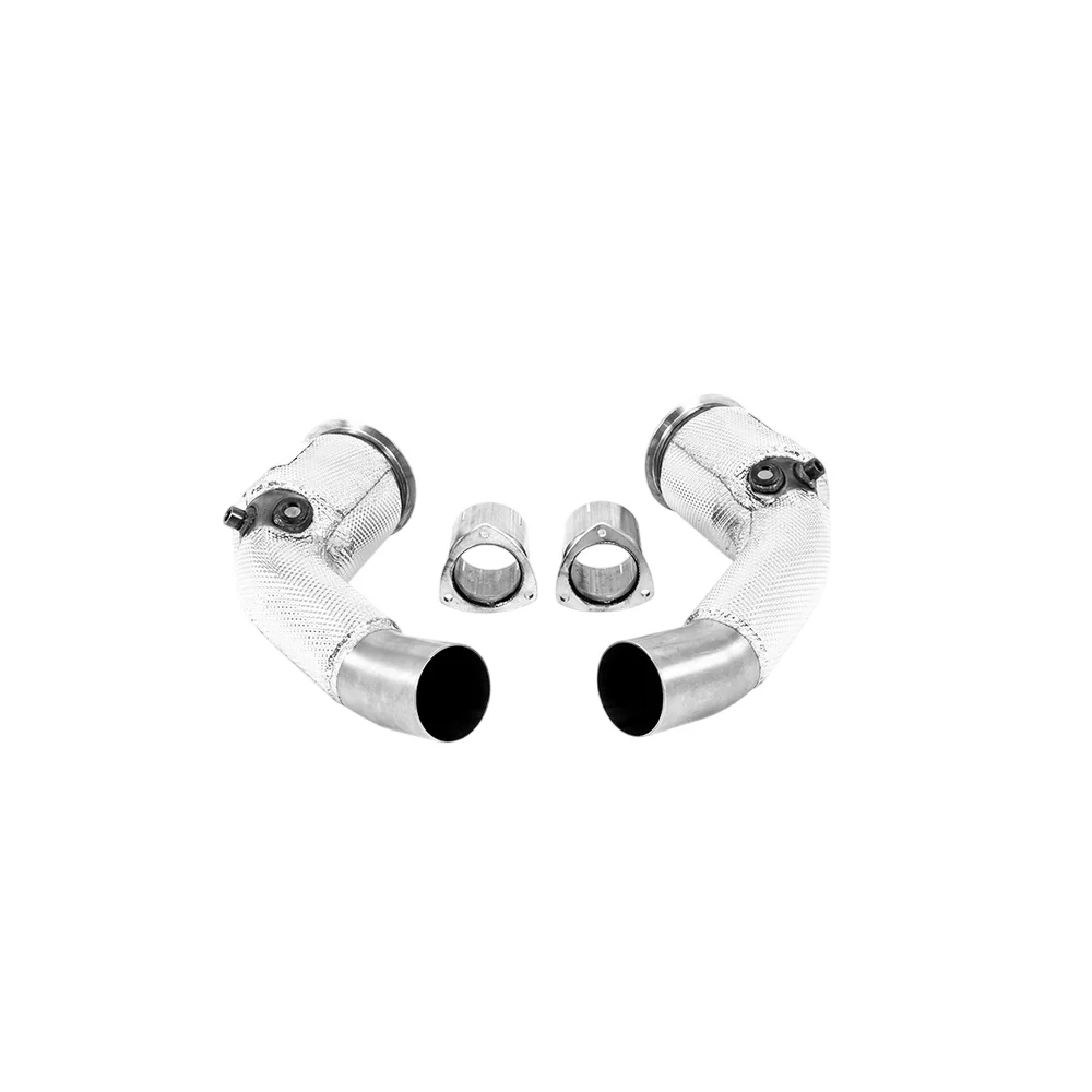 Milltek Large-bore Downpipes and Cat Bypass Pipes Exhaust Audi RS6 C8 4.0 V8 Bi-Turbo inc Performance Edition (OPF/GPF Models) 19-25 - Image 2