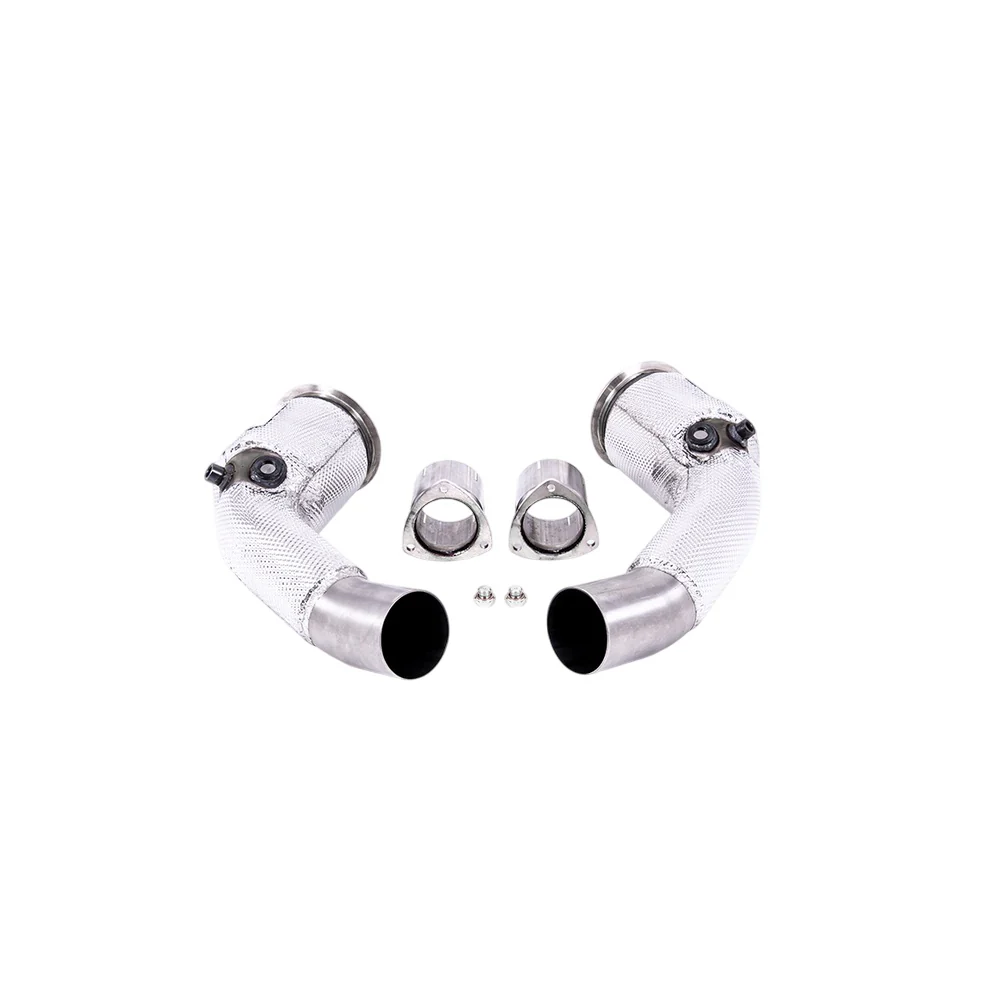 Milltek Large-bore Downpipes and Cat Bypass Pipes Exhaust Audi S8 D5 4.0 TFSi V8 Saloon / Sedan Long Wheel Base (Non OPF/GPF US/ROW Models) 20-25 - Image 2