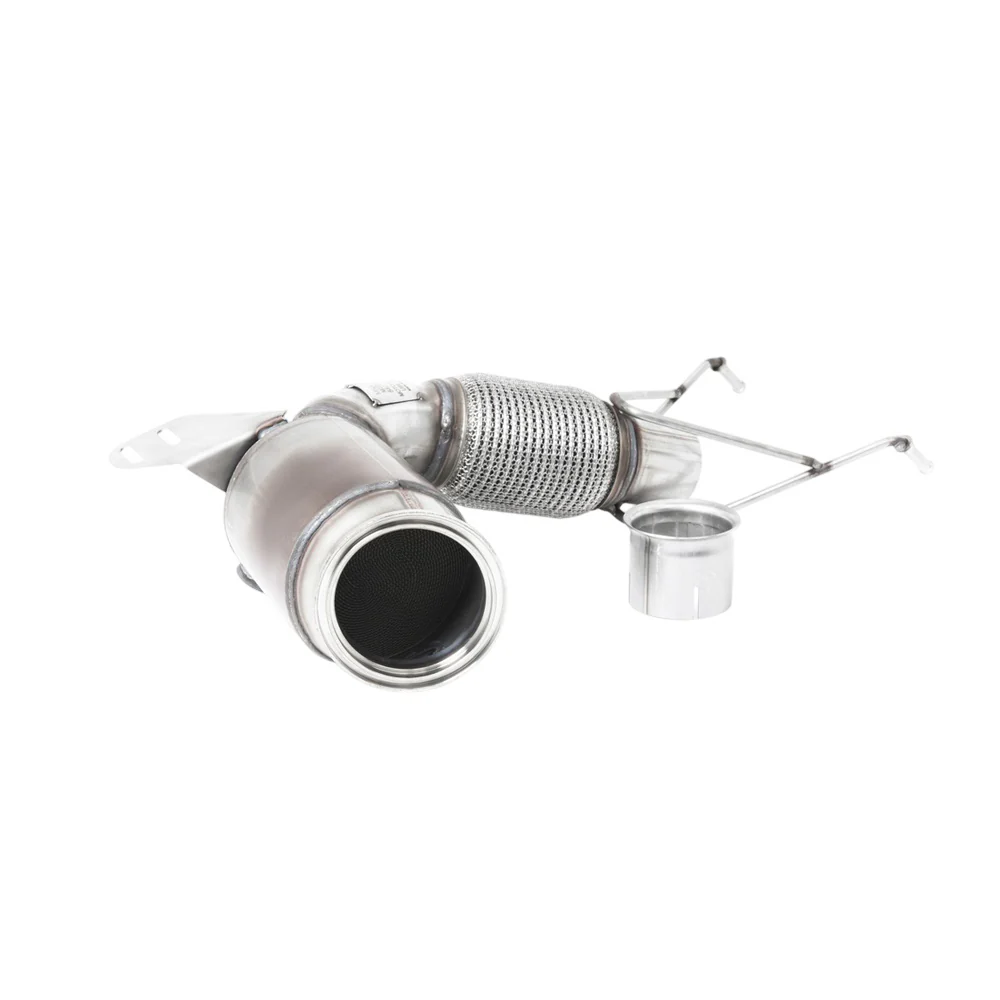 Milltek Large Bore Downpipe and Hi-Flow Sports Cat Exhaust New Mini Mk3 (F55) Mini Cooper S 2.0 Turbo 5-Door Hatch (UK and European models) LCI with GPF/OPF Only 19-25 - Image 2