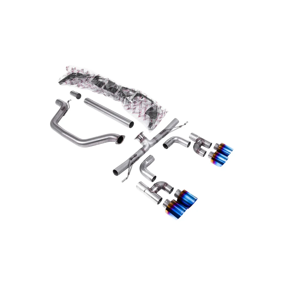 Milltek Particulate Filter-back Exhaust Volkswagen Golf Mk8 GTi (Golf R Style Quad Outlet 245ps OPF/GPF Equipped Models Only) 20-25 - Image 3