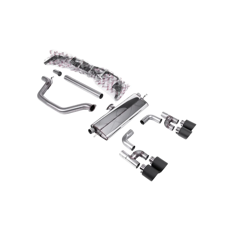 Milltek Particulate Filter-back Exhaust Volkswagen Golf Mk8 GTi (Golf R Style Quad Outlet 245ps OPF/GPF Equipped Models Only) 20-25 - Image 5