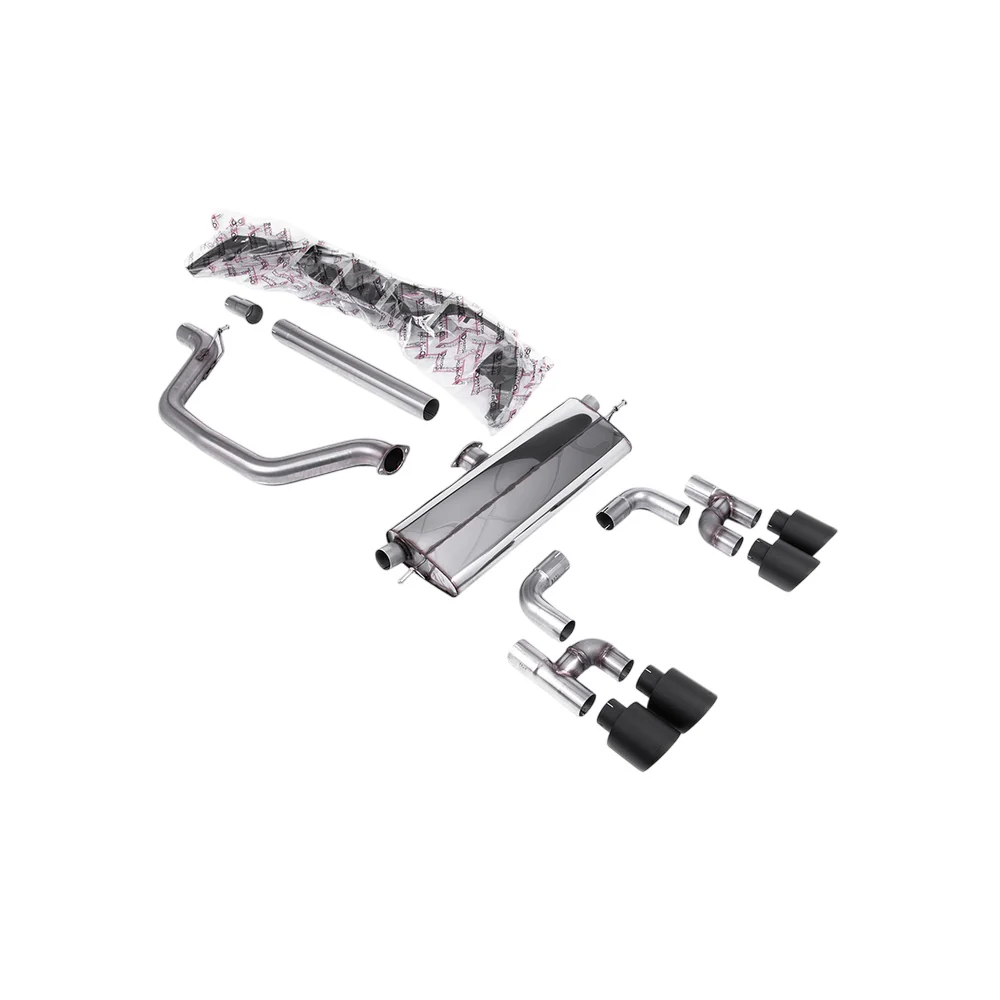 Milltek Particulate Filter-back Exhaust Volkswagen Golf Mk8 GTi (Golf R Style Quad Outlet 245ps OPF/GPF Equipped Models Only) 20-25 - Image 6