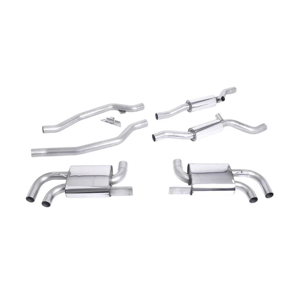 Milltek Cat Back Exhaust Porsche Cayenne 958 Turbo 4.8 V8 (Pre-Facelift) 10-14 - Image 2