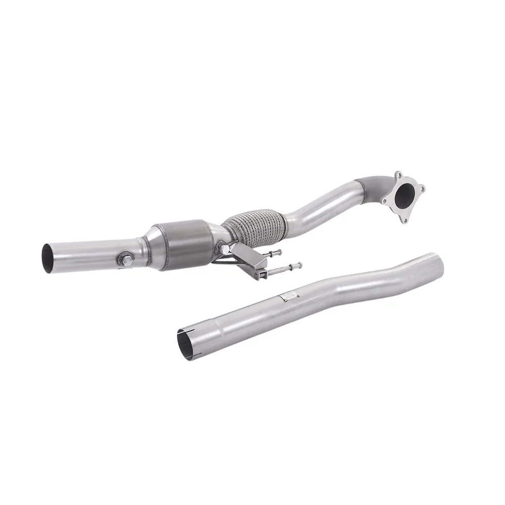 Milltek Large Bore Downpipe and Hi-Flow Sports Cat Exhaust Volkswagen Golf Mk6 R 2.0 TFSi 270PS 09-13