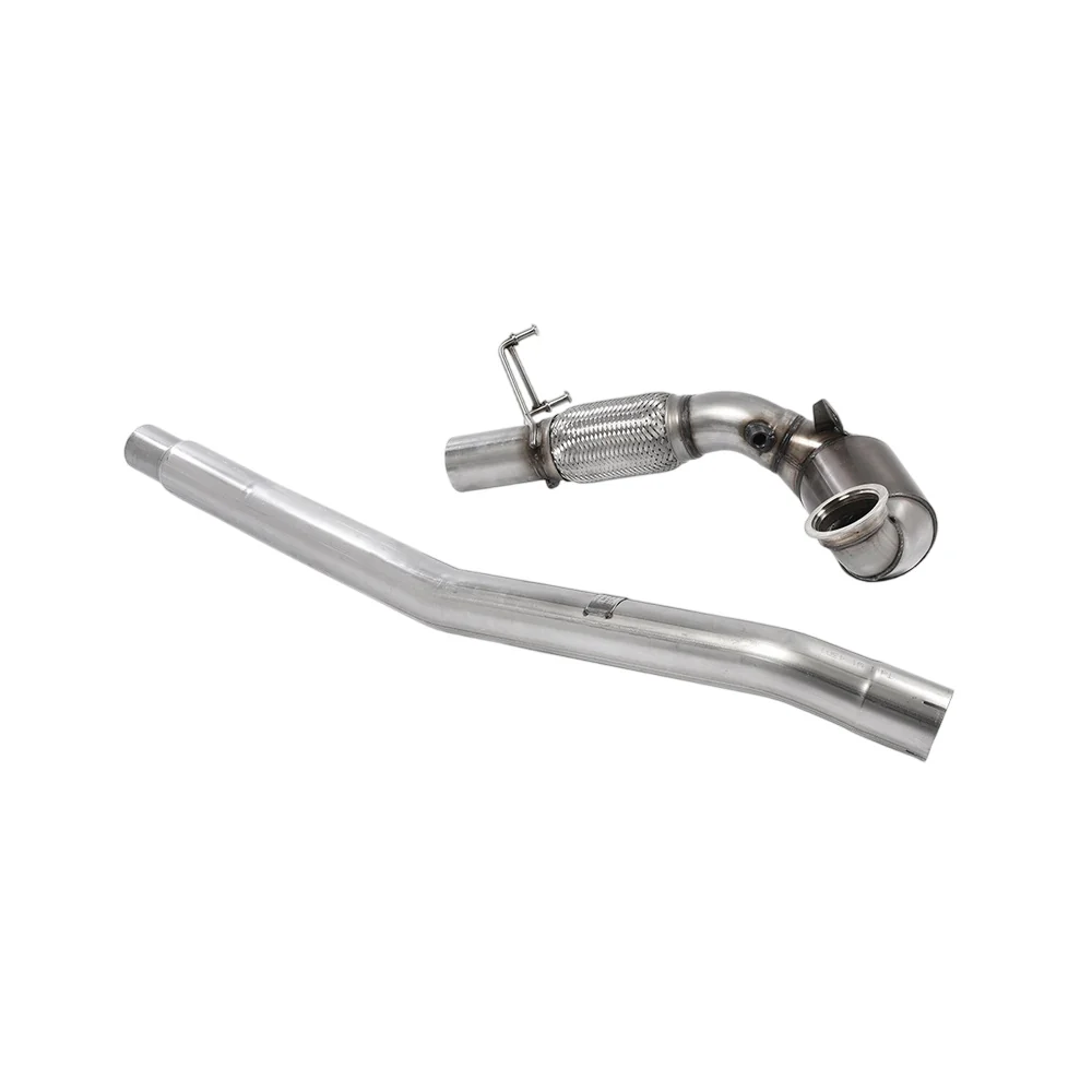 Milltek Large Bore Downpipe and Hi-Flow Sports Cat Exhaust Volkswagen Golf Mk7.5 GTi (Performance Pack Models and Non OPF/GPF Equipped Models Only) 17-18 - Image 3
