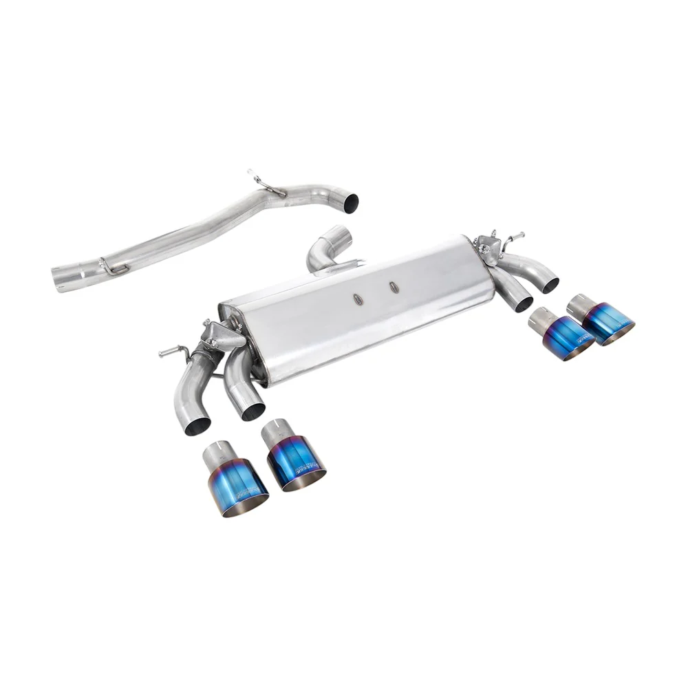 Milltek Cat Back Exhaust Volkswagen Golf Mk7.5 R 2.0 TSI 300PS (GPF Equipped Models Only) 76mm and EC Approved Systems 19-20 - Image 2