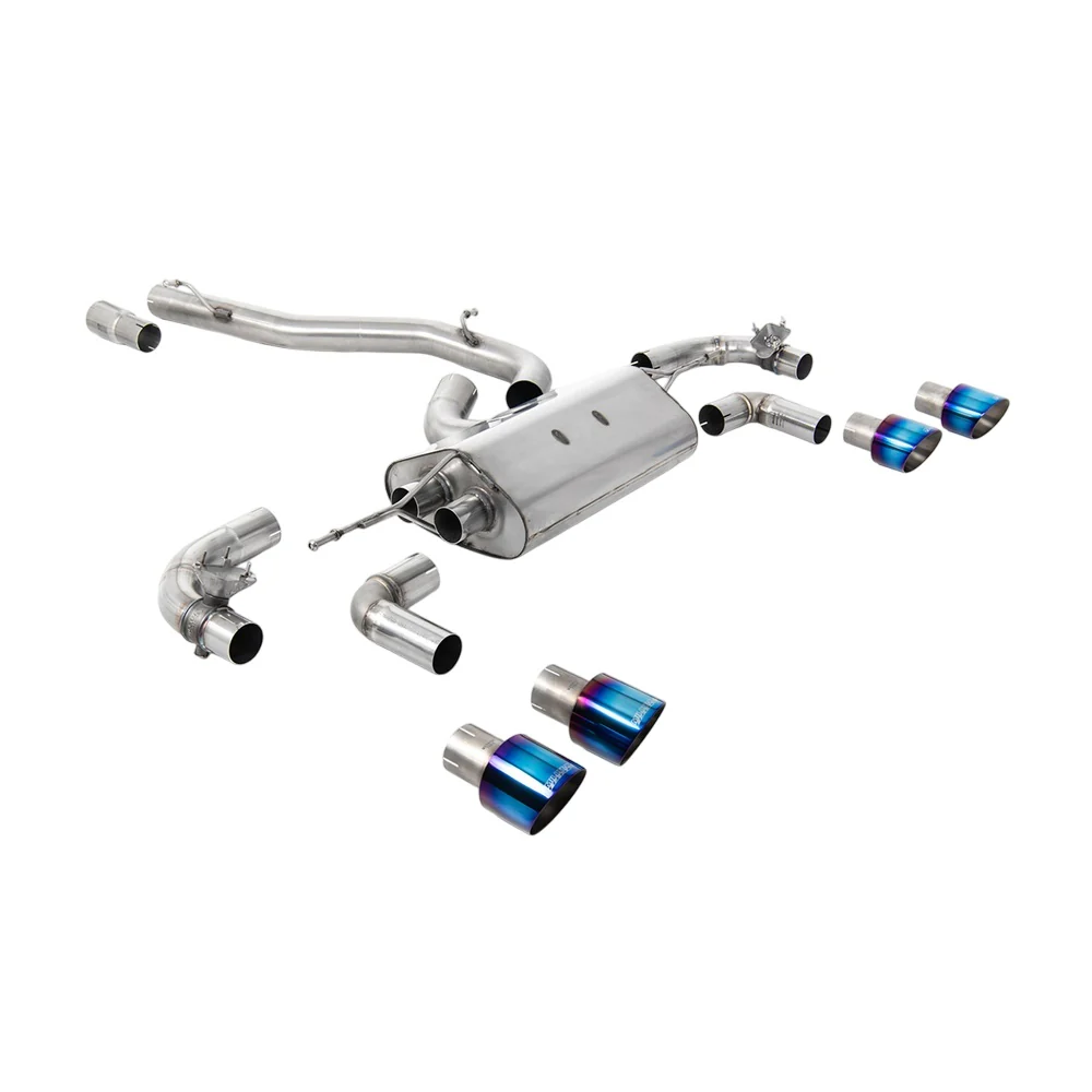 Milltek Cat Back Exhaust Volkswagen Golf Mk7.5 R 2.0 TSI 300PS (GPF Equipped Models Only) 80mm Race Systems 19-22 - Image 6