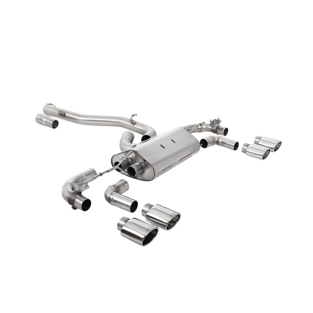 Milltek Cat Back Exhaust Volkswagen Golf Mk7.5 R 2.0 TSI 310PS (Non-GPF Equipped Models Only) 80mm Race Systems 17-21 - Image 10