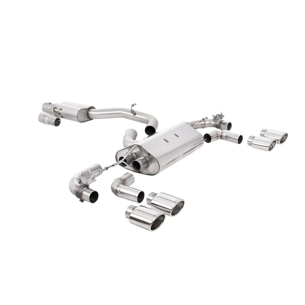 Milltek Cat Back Exhaust Volkswagen Golf Mk7.5 R 2.0 TSI 310PS (Non-GPF Equipped Models Only) 80mm Race Systems 17-21 - Image 8