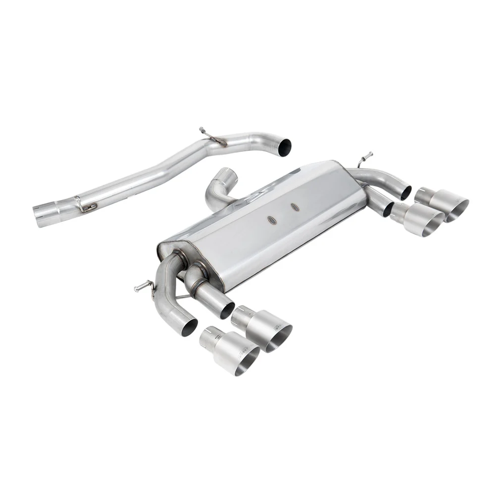 Milltek Cat Back Exhaust Volkswagen Golf Mk7 R 2.0 TSI 300PS (ECE Approved and 76.2mm Systems) 14-16 - Image 5