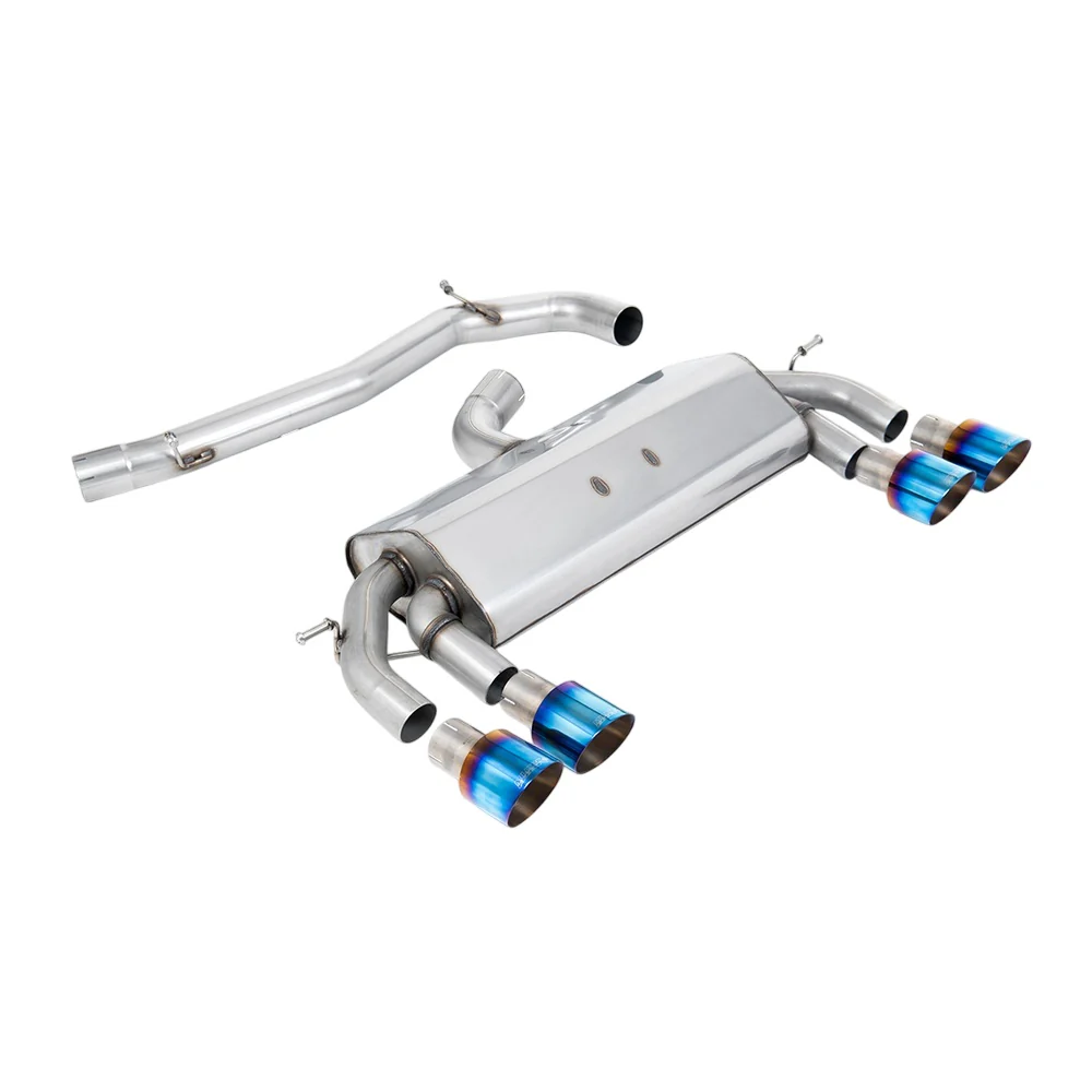 Milltek Cat Back Exhaust Volkswagen Golf Mk7 R 2.0 TSI 300PS (ECE Approved and 76.2mm Systems) 14-16 - Image 6