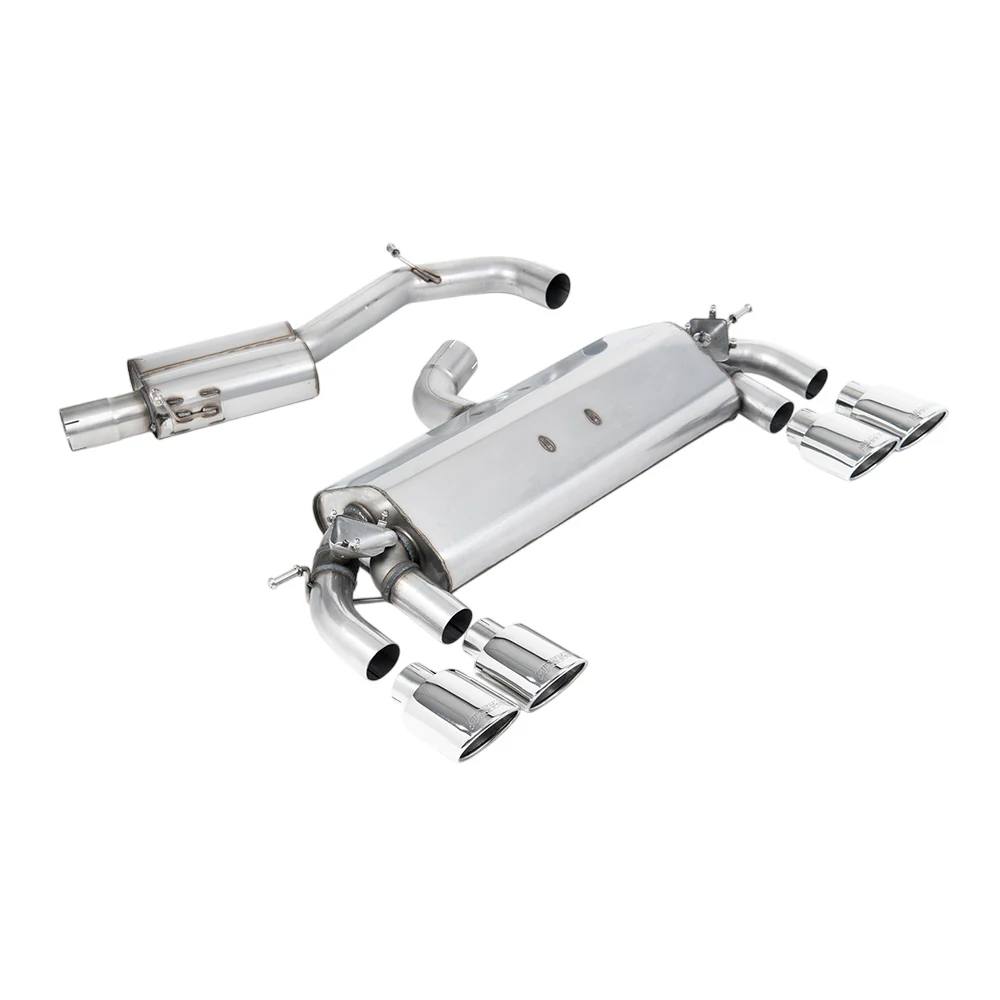 Milltek Cat Back Exhaust Volkswagen Golf Mk7 R 2.0 TSI 300PS (ECE Approved and 76.2mm Systems) 14-16 - Image 8