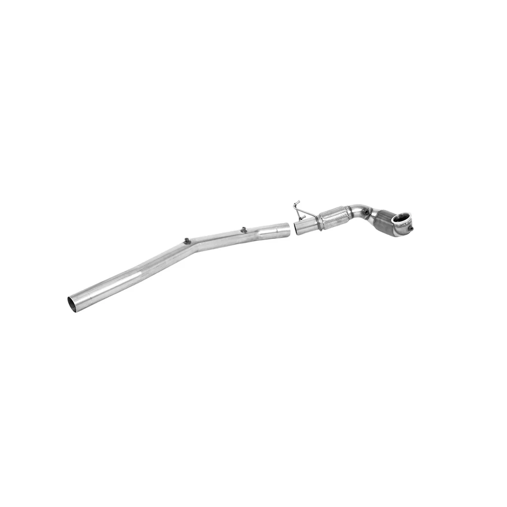 Milltek Large Bore Downpipe and Hi-Flow Sports Cat Exhaust Volkswagen Golf Mk8 R 2.0 TSI 320PS (GPF Equipped Models Only) 21-25 - Image 4