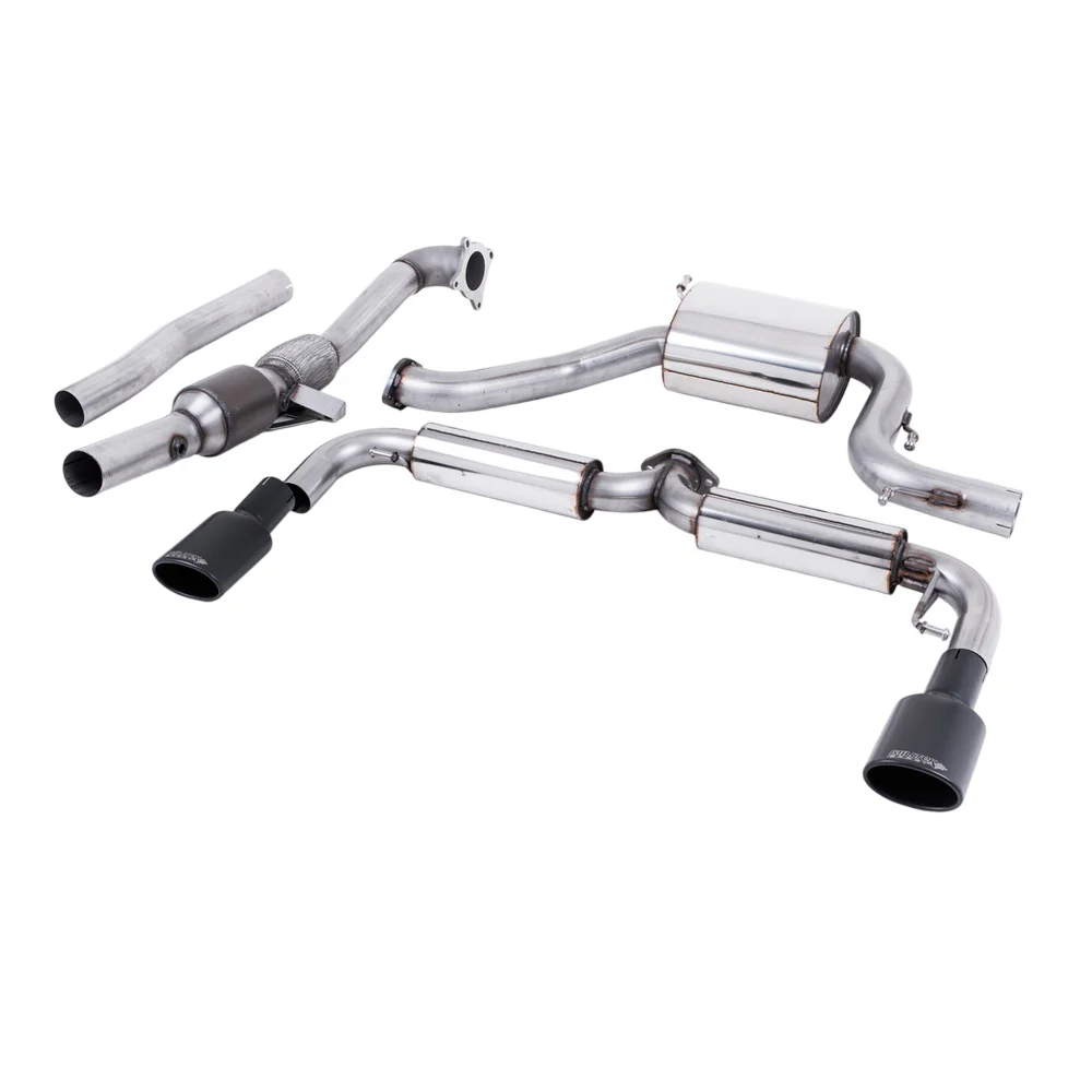 Milltek Turbo-back including Hi-Flow Sports Cat Exhaust Volkswagen Scirocco R 09-16 - Image 2