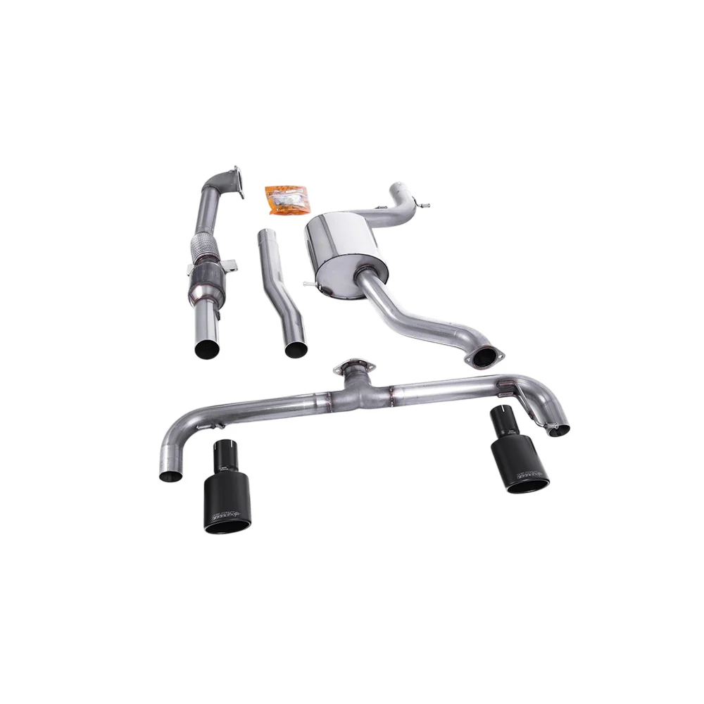 Milltek Turbo-back including Hi-Flow Sports Cat Exhaust Volkswagen Scirocco R 09-16 - Image 4