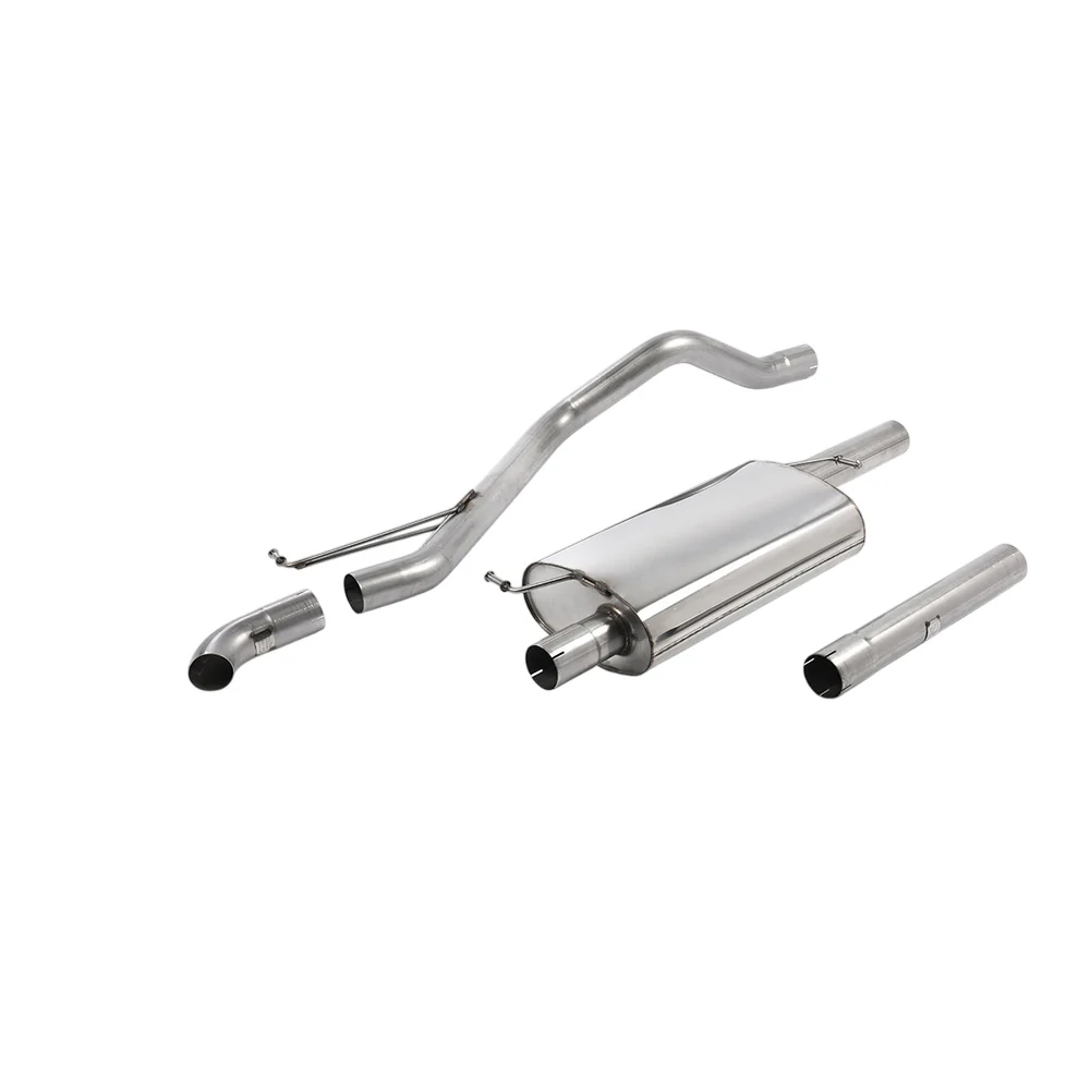 Milltek Cat Back Exhaust Volkswagen Transporter \ Caravelle T5 LWB 2.5 TDi (130ps and 174ps) 2WD and 4MOTION 03-09 - Image 3