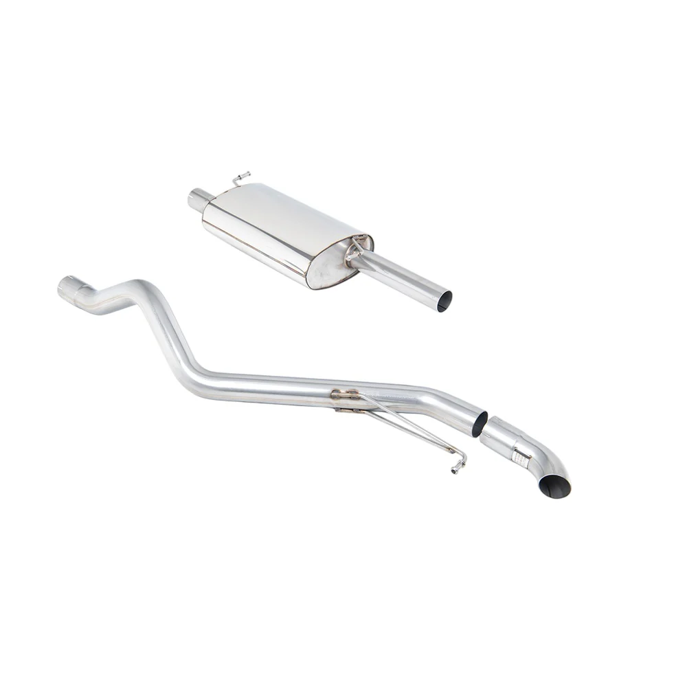 Milltek Cat Back Exhaust Volkswagen Transporter \ Caravelle T5 SWB 2.0 (84ps and 102ps) 2WD and 4MOTION 10-15